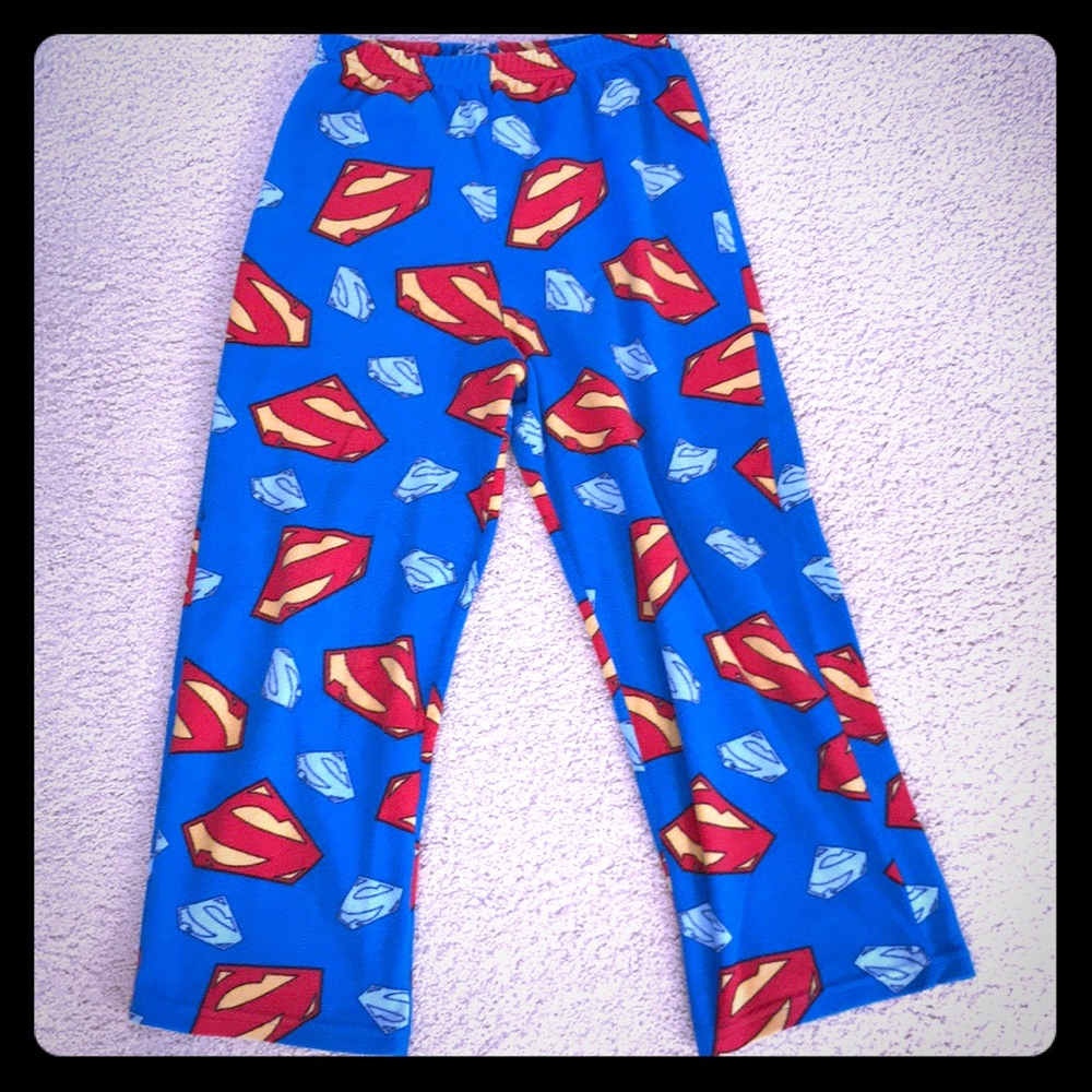 Superman-themed Pajama Pants